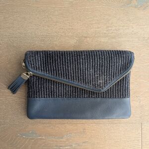 Navy Henri Bendel Clutch